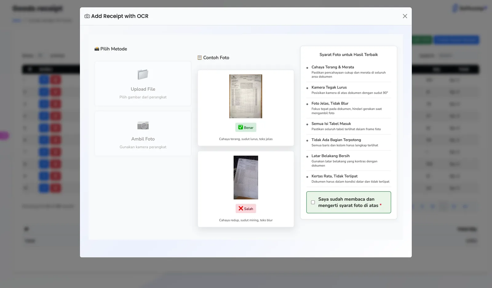 Softcomp Retail POS reporting screen